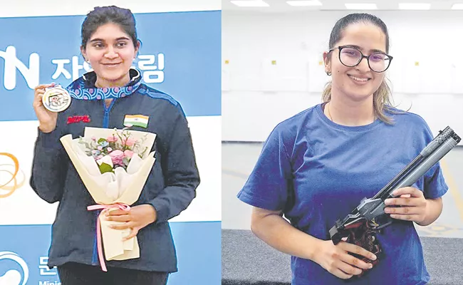 Asian Airgun Championship 2022: Indian shooters bag four Gold medals at Asian Airgun shooting - Sakshi