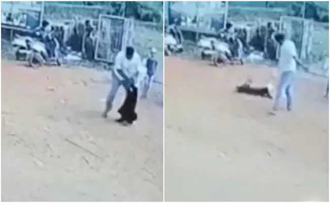 Video Viral: Man Throws 9 Year old Girl To Gground in Kerala Kasaragod - Sakshi