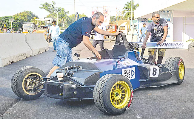 Indian Racing League Launch In Hyderabad - Sakshi