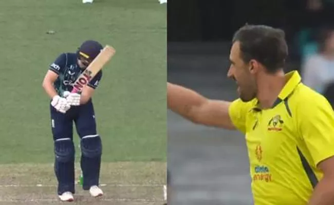 Mitchell Starc knocks over Dawid Malan with unplayable beauty - Sakshi