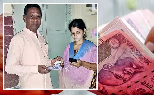 Pregnant Volunteer Chandana Completes Pension Distribution Over Night In Machilipatnam - Sakshi