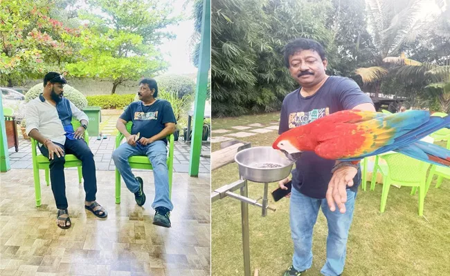 Ram Gopal Varma Meets Chikoti Praveen At His Farm House - Sakshi