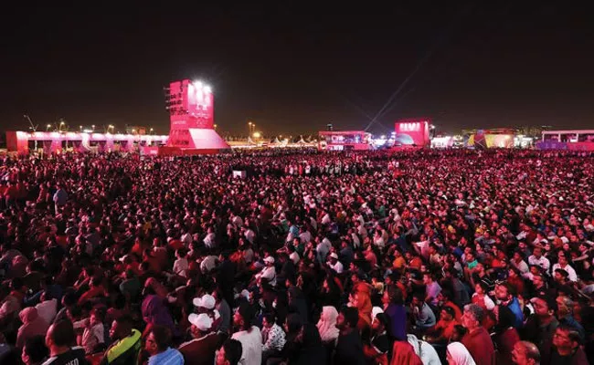 Qatar Fifa World Cup Fan Zone Descends Into Crowd Chaos - Sakshi