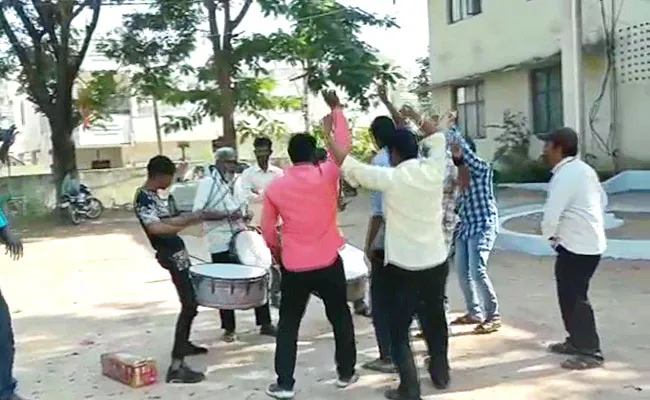 Employees Celebrattions Turn Controversy Transfer of Eectricity SE - Sakshi