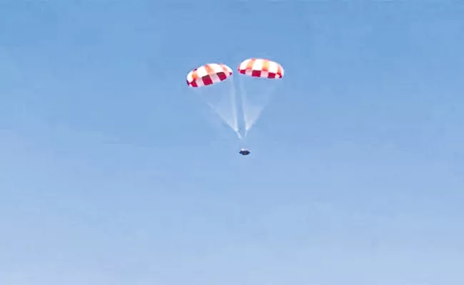 Integrated Main Parachute Airdrop Test: ISRO Successfully Tests Parachute System for the Gaganyaan - Sakshi