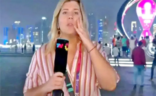 Qatar World Cup reporter gets robbed while reporting on LIVE TV - Sakshi