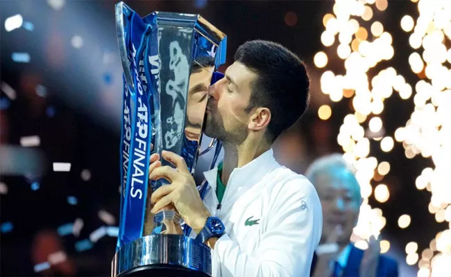 Novak Djokovic Wins Record Tying 6th ATP Finals Title - Sakshi