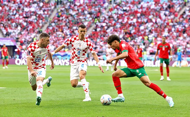 FIFA WC 2022: Morocco-Croatia Match Ends In 0-0 Draw - Sakshi