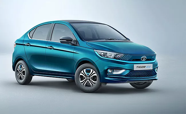 Tata Motors Launches Tigor Ev With An Extended Range Of 315 Km - Sakshi