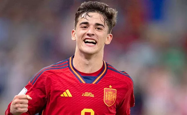 Spain Player Gavi Becoming Youngest World Cup Scorer Since Pele - Sakshi