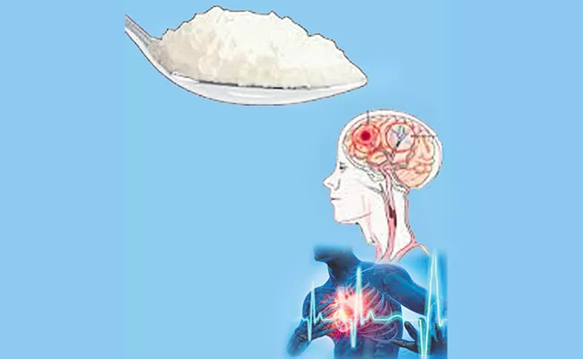 Consuming too much salt can cause heart attack and brain stroke - Sakshi