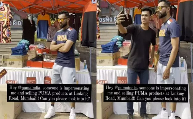 Someone Impersonating-Me Virat Kohli Shares Person Selling Puma Products - Sakshi