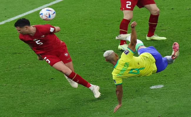 Brazils Richarlisons Stunning Goal vs Serbia In FIFA World Cup - Sakshi