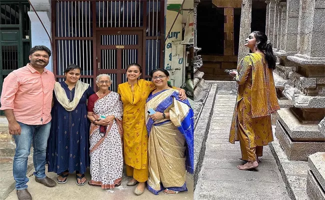 Keerthy suresh visits her Ancestral house in Tamilnadu - Sakshi