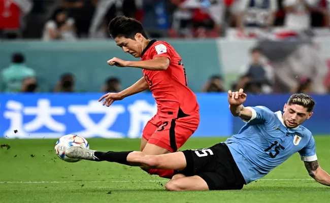 FIFA WC 2022:Uruguay And South Korea Play Out A Pulsating 0 0 Draw - Sakshi