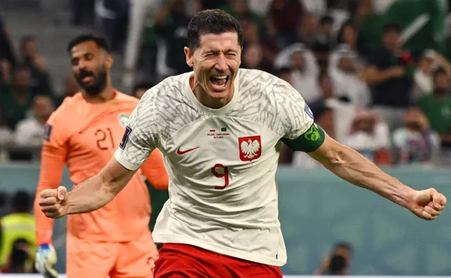 FIFA: Robert Lewandowski Stars With Goal Poland Beat Saudi Arabia 2-0 - Sakshi