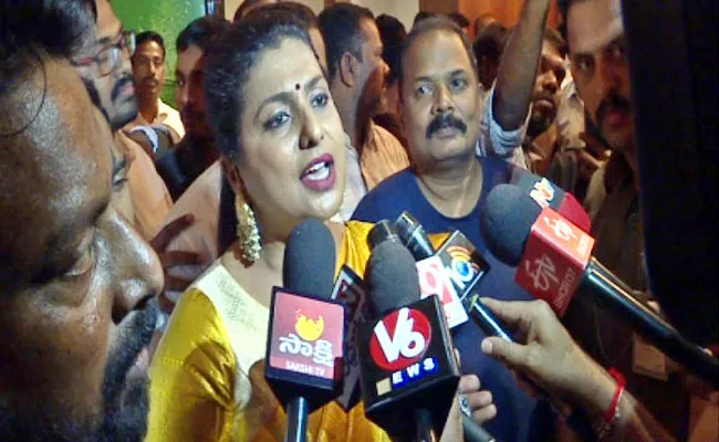 Minister RK Roja Sensational Comments On Pawan And Chandrababu - Sakshi