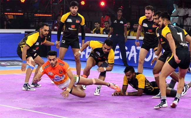 Pro Kabaddi League 2022: Telugu Titans Lost To Puneri Pulton - Sakshi