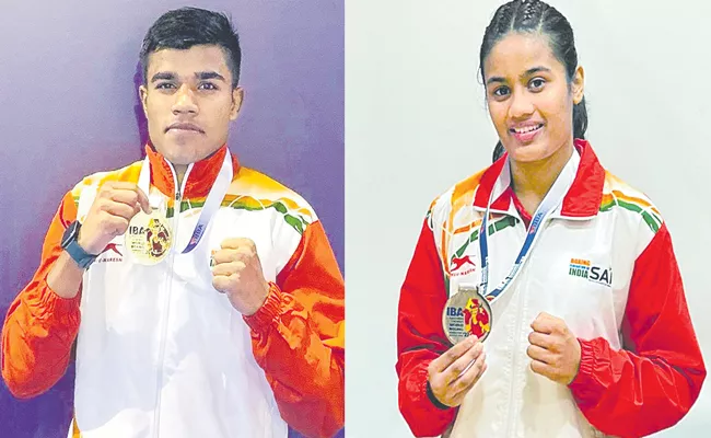 IBA Youth World Championships: Vanshaj, Devika, Ravina clinch gold - Sakshi