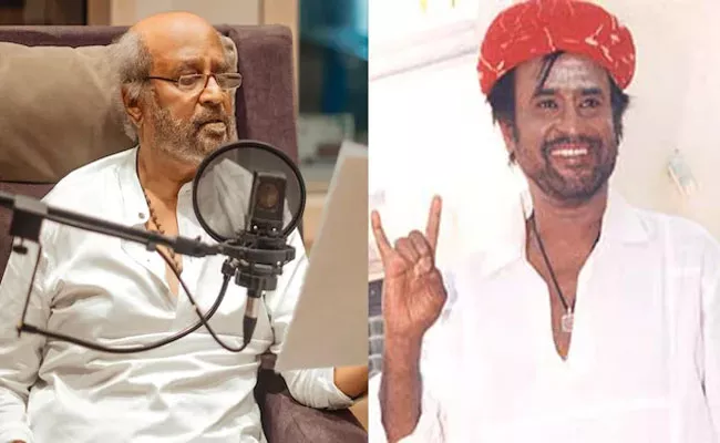 Rajinikanth Dubs For His Baba Re Release Pics Goes Viral - Sakshi