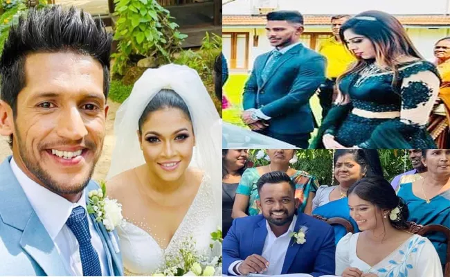 SL Vs AFG: 3 Sri Lankan Cricketers Get Married On Same Day Middle Of Series - Sakshi