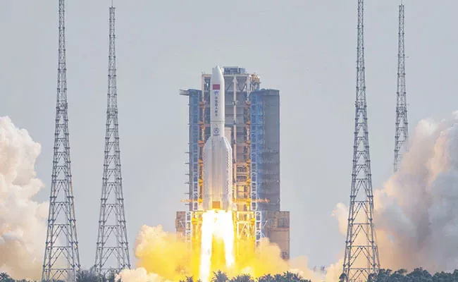 23 Tonne Space Rocket Belongs China Set To Crash Back To Earth - Sakshi