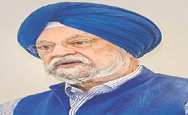 Oil companies losing Rs 4 per litre on diesel says Hardeep Singh Puri - Sakshi