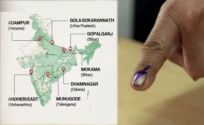 by Elections: Polling For 7 Vacant Assembly Seats Over 6 States - Sakshi