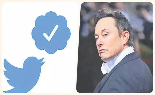 Twitter will charge USD 8 per month for blue tick says Elon Musk - Sakshi