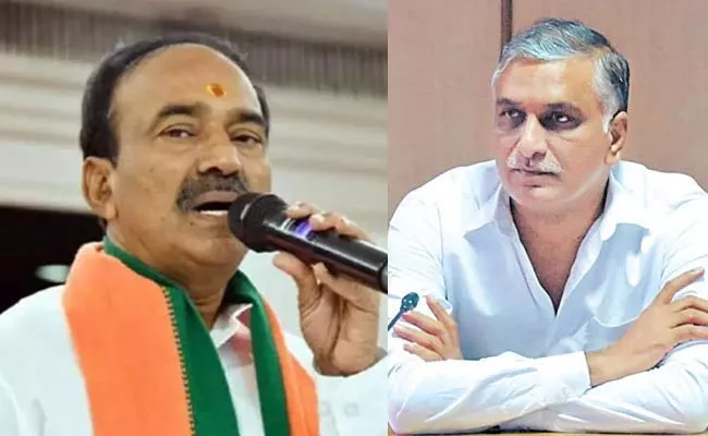 BJP Eatala Rajender Serious Comments On KCR And Harish Rao - Sakshi