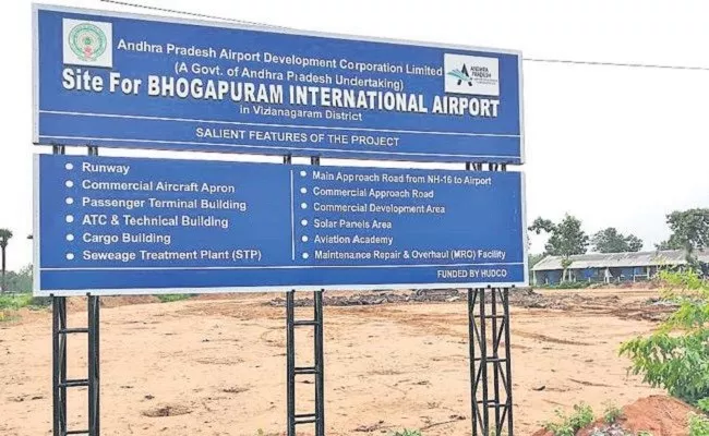 AP High Court Dismissed All Petitions On Bhogapuram Airport Construction - Sakshi