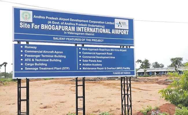 Andhra Pradesh Bhogapuram International Airport Inauguration Soon - Sakshi