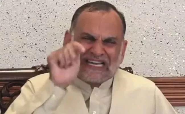 Pak Azam Swati Burst Into Tears Over Fake Objectionable Video  - Sakshi