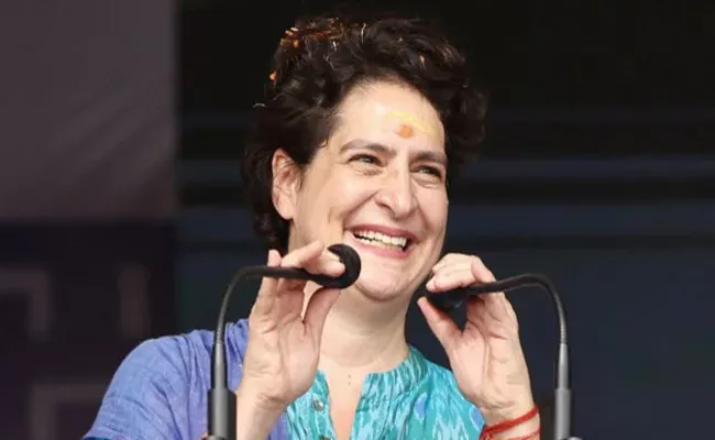 Priyanka Gandhi Says BJP Forgot To Fill Fuel in Double Engine - Sakshi