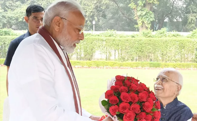 PM Modi Wishes LK Advani On His Birthday 2022 - Sakshi