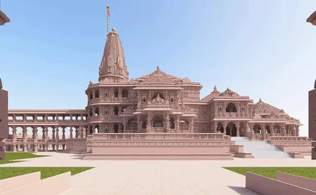 UP CM Says Ram Temple By December 2023 Over Half Construction Done - Sakshi