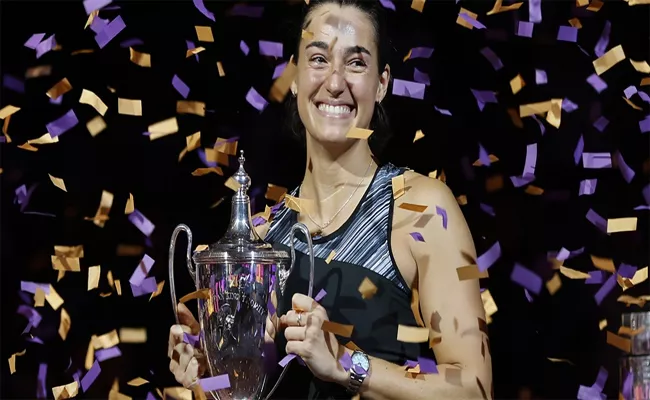 WTA Womens Singles 2022: Caroline Garcia Defeated Aryna Sabalenka In Final - Sakshi