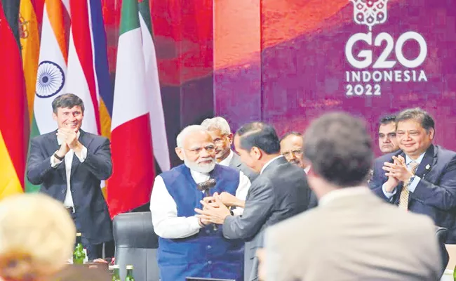 Sakshi Guest Column On Chairmanship of the G-20 alliance