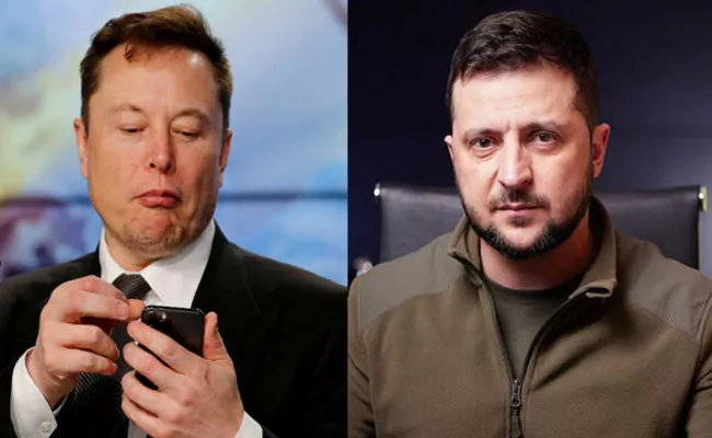 Ukrainian President Zelensky Slams Elon Musk Russia Peace Plan - Sakshi