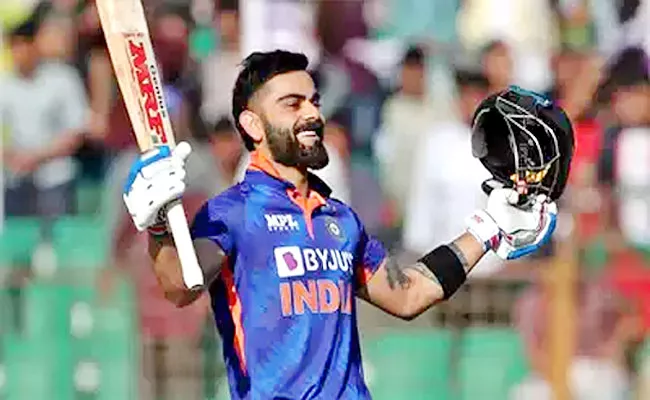 Virat Kohli slams 72nd international ton surpasses Ricky Ponting - Sakshi