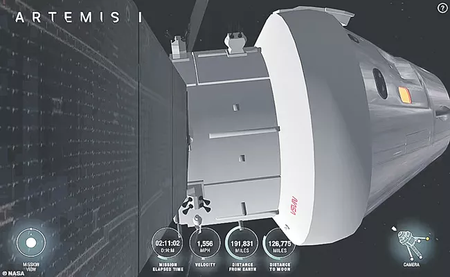 NASAs Artemis 1 Orion spacecraft set for return to Earth on Dec 11 2022 - Sakshi