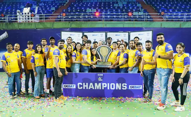 Tennis Premier League Season 4 Champion Hyderabad Strikers Details - Sakshi