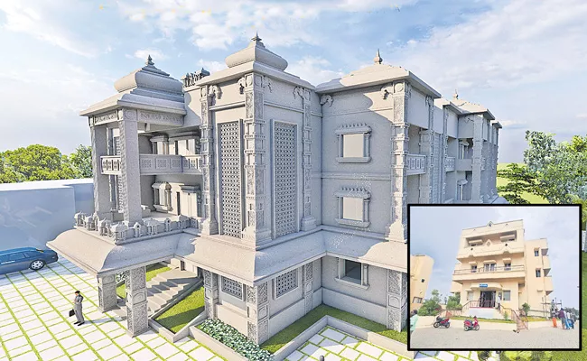 Punnami Bhavan Of Yadadri Devasthanam Will Soon Attract Devotees - Sakshi