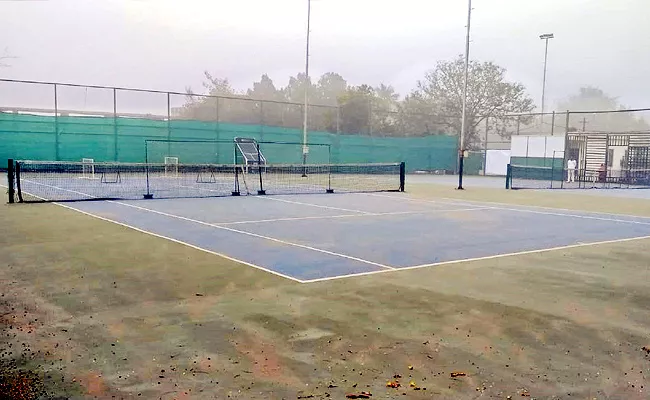 SAP Launch First Tennis Academy At Guntur BR Stadium - Sakshi