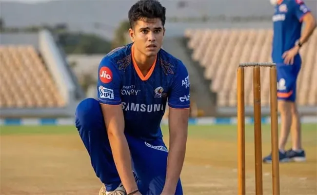 Arjun Tendulkar Makes Ranji Trophy Debut For Goa Against Rajasthan - Sakshi