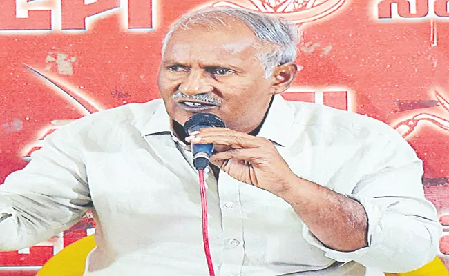 CPI Kunamneni Sambasiva Rao Slams Sitharaman For Remarks On Revanth - Sakshi