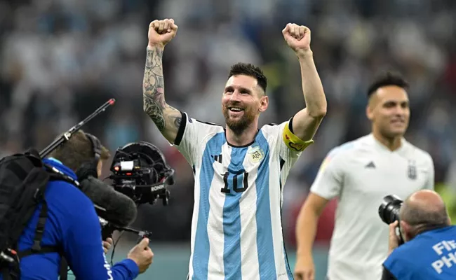 FIFA WC 2022 Messi: We Intelligent Squad Pics Goes Viral Enters Final - Sakshi