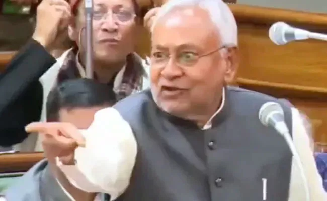 Bihar Cm Nitish Kumar Raged Shouted You Are Drunk At Bjp Mlas - Sakshi