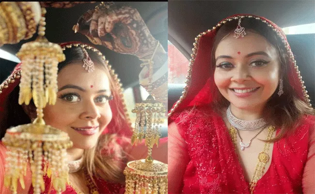 TV Actress Devoleena Bhattacharjee Got Married, Photos Goes Viral - Sakshi