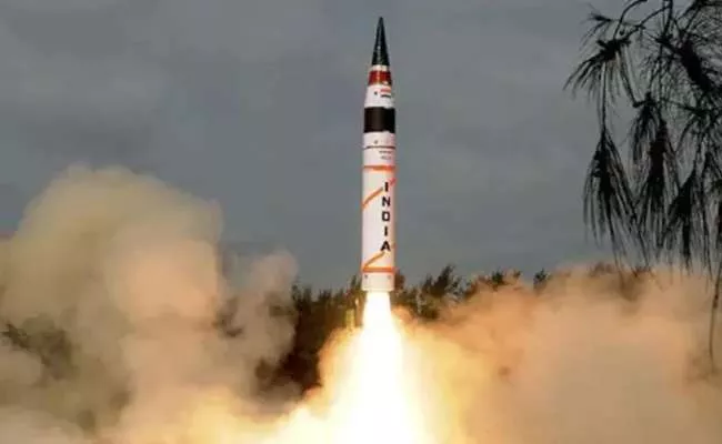 Agni-5 Nuclear Capable Ballistic Missile Test Successful - Sakshi